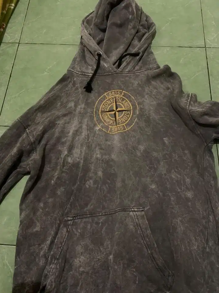 Hoodie stone island washing sandwash
