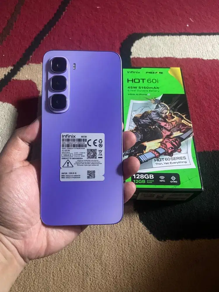 BISMILLAH INFINIX HOT 60i RAM 6/128 FULSET MULUS