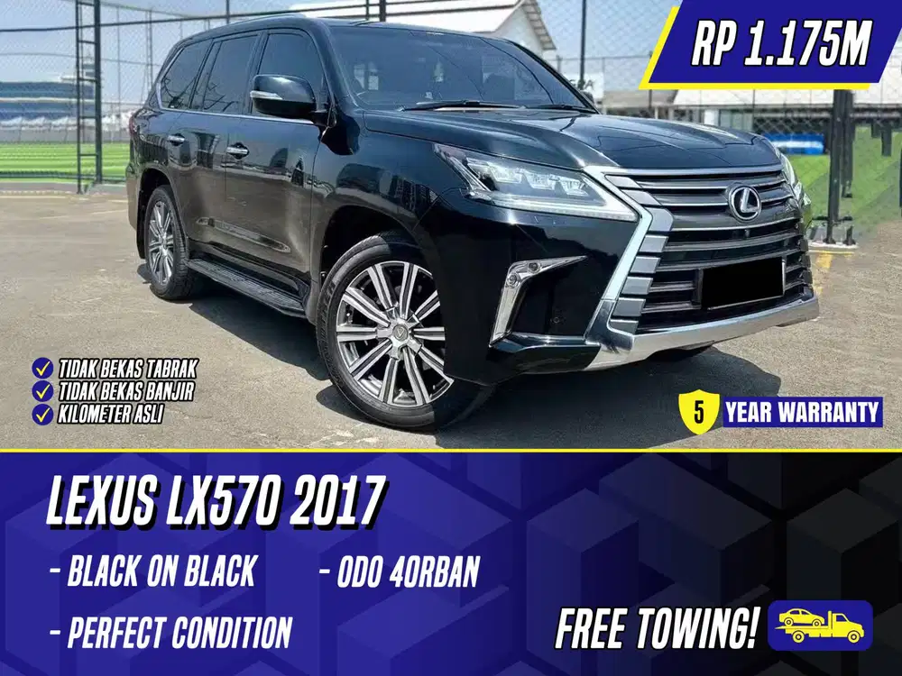 Lexus LX570 2017 NIK 2016 Black Hitam LX 570