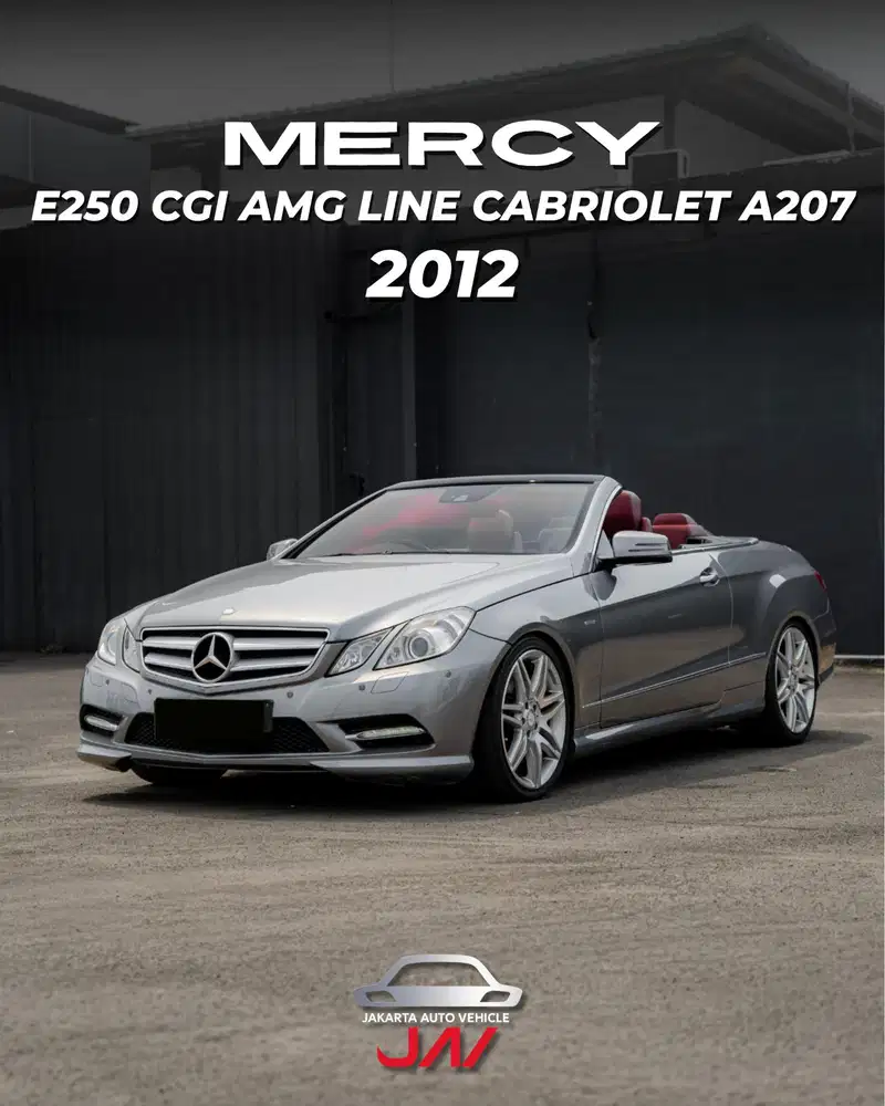 MERCEDES BENZ E250 CGI AMG LINE CABRIOLET A207 2012 / LIKE NEW