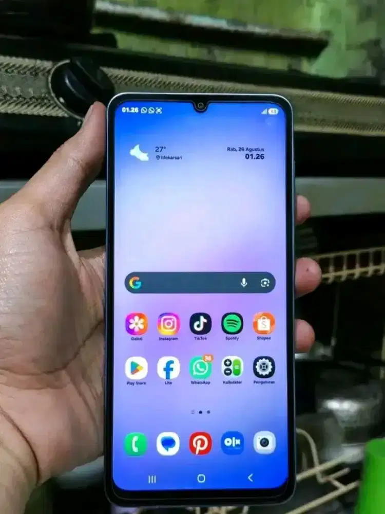 Samsung a07 ram 4/64gb mulus hp cas