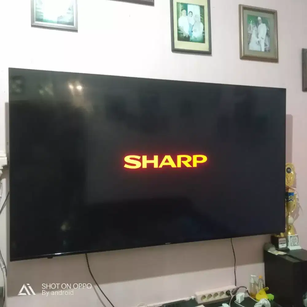 Dijual google tv android Sharp 75 inch tipe 4TC75FJ1I