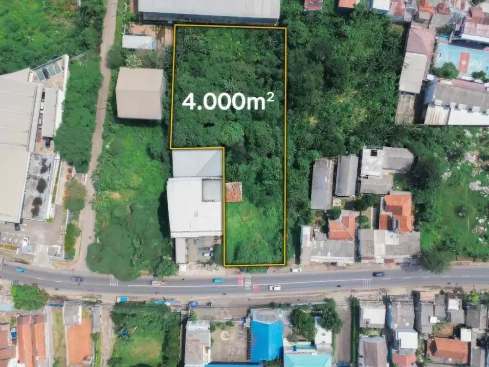 DIJUAL TANAH KOMERSIAL NAROGONG – COCOK UNTUK SHOWROOM