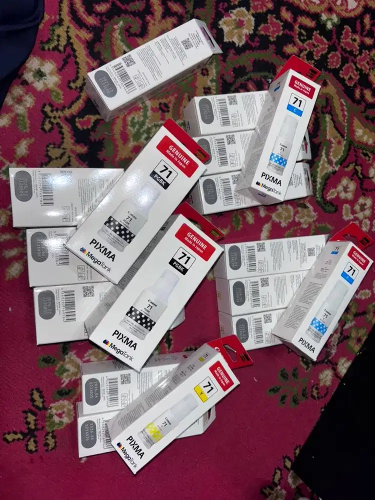 1 Paket Tinta Printer Canon Epson Brother dan Catridge Epson