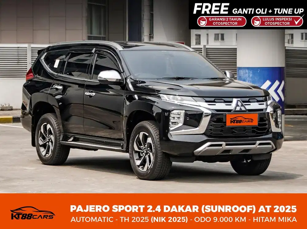 [BERGARANSI] MITSUBISHI PAJERO SPORT DAKAR 2.4 MATIC TAHUN 2025 LOW KM