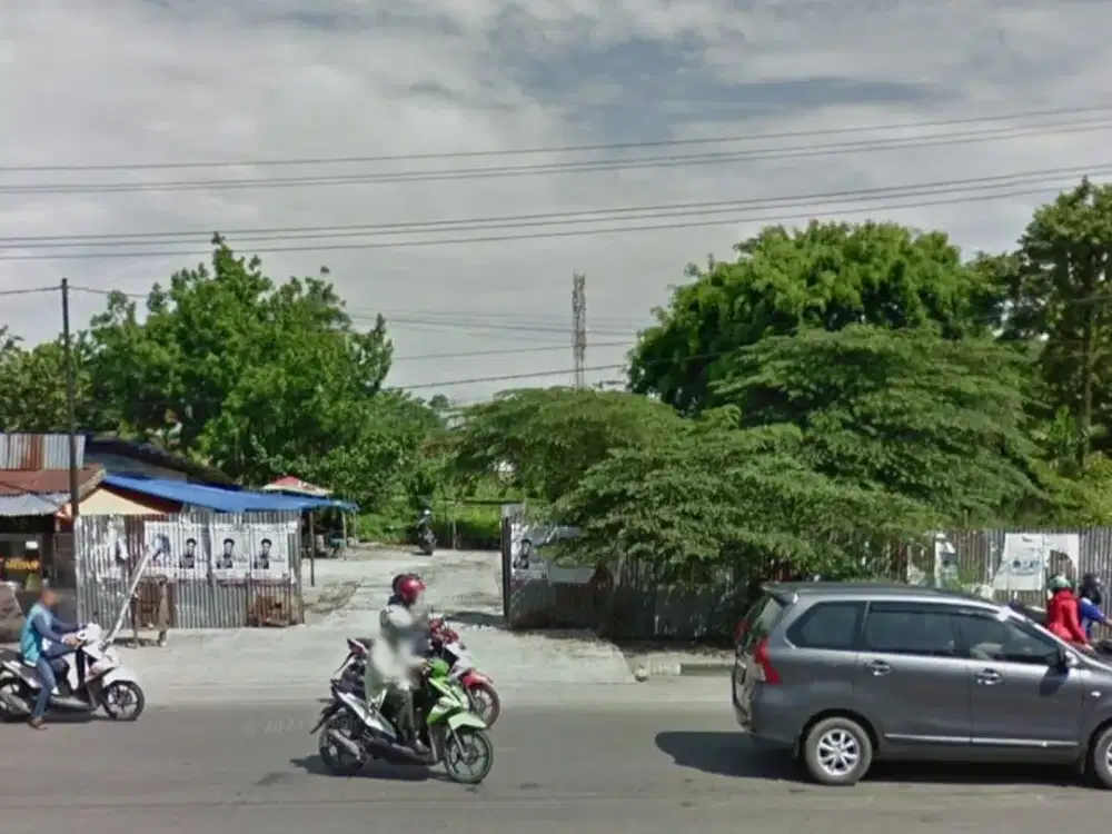 Dijual Tanah Luas 3.717 m2 SHM Jalan Raya H.R Soebrantas Pekanbaru
