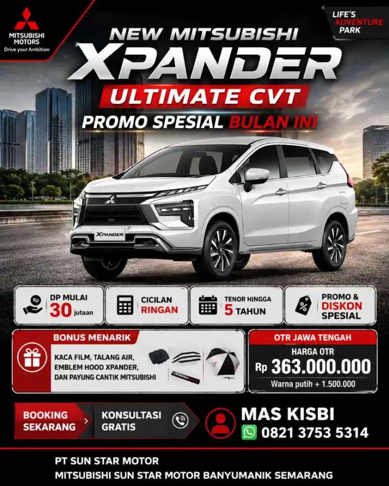 Mitsubishi xpander ultimate Semarang | DP 30 Jutaan