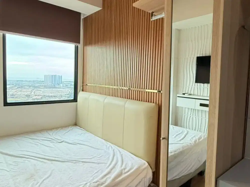 fully furnish disewakan apartemen osaka  pik2 type studio siap huni