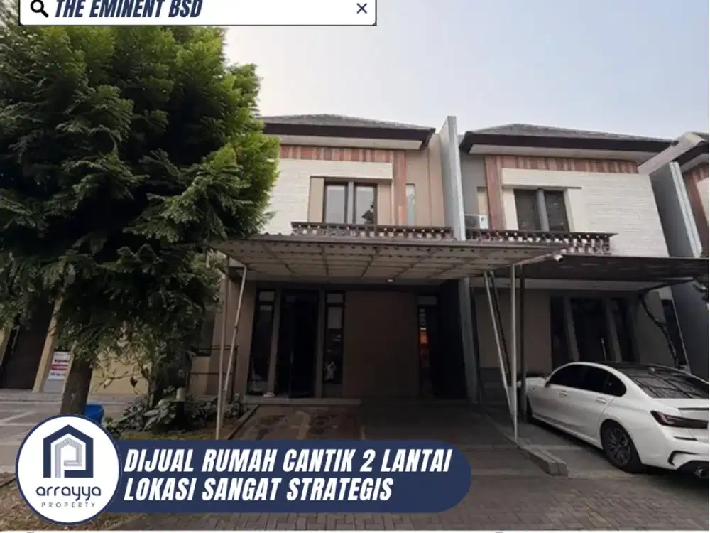 DIJUAL RUMAH CANTIK FULL FURNISH SIAP HUNI DI THE EMINENT BSD (DMB75)