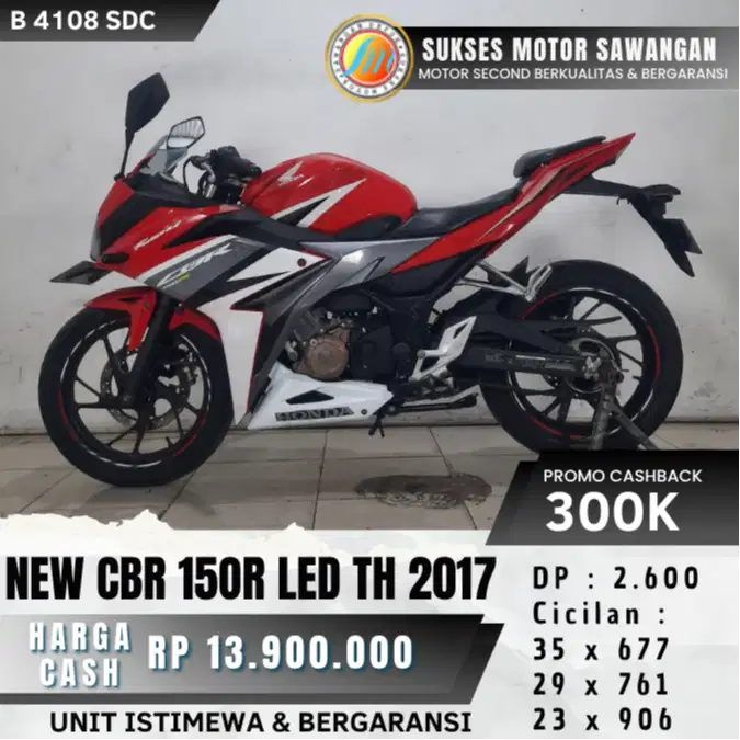 HONDA NEW CBR 150R LED TH 2017 CBR 150 R CBR150 UNIT MULUS BERGARANSI