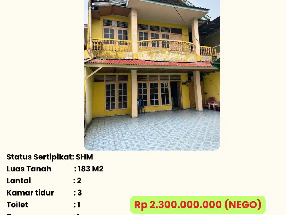 DI JUAL RUMAH DILOKASI STRATEGIS