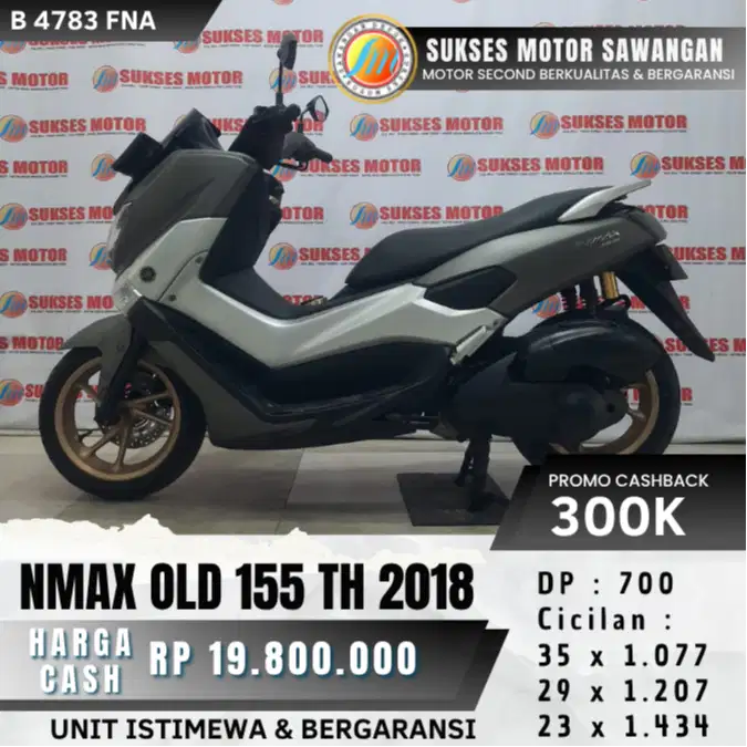 YAMAHA NMAX OLD 155 TH 2018 N MAX MULUS BISA CASH KREDIT BERGARANSI