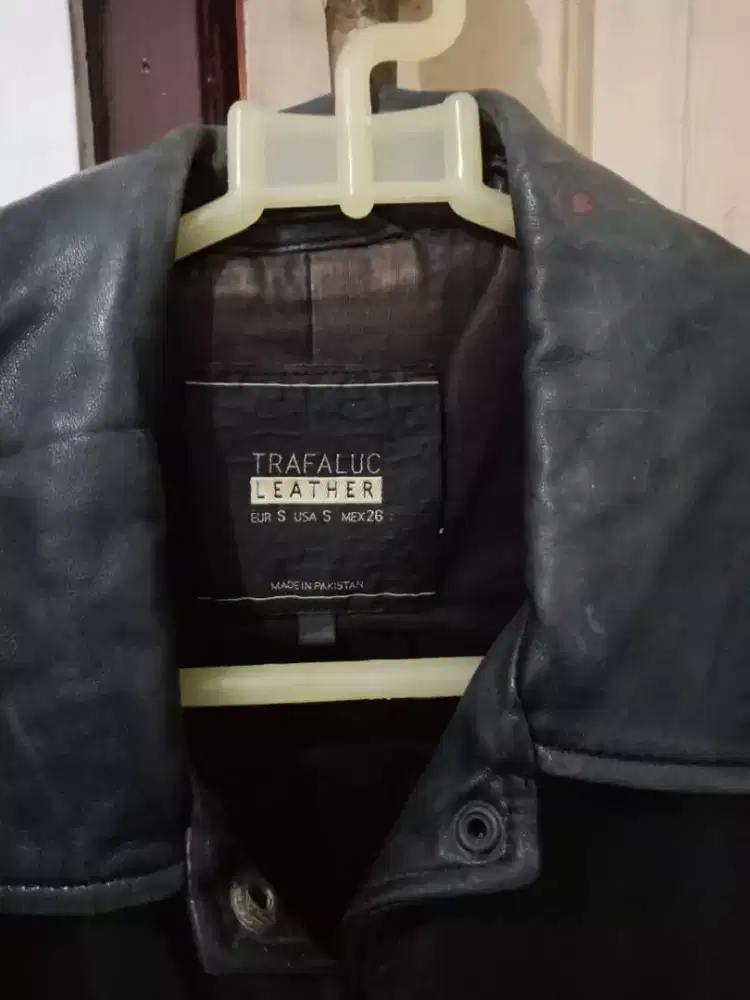 Jaket kulit asli pria