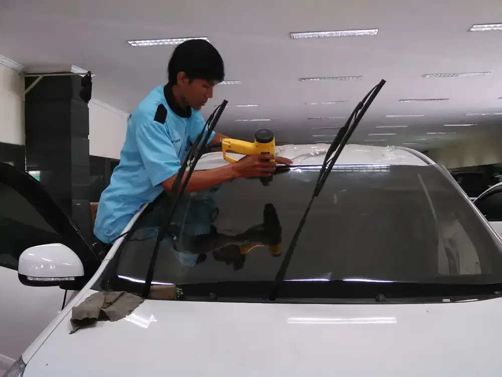 Murmer kaca film cover jok skotlet mobil panggilan