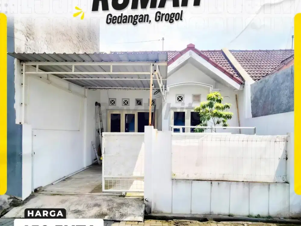 Dijual Rumah Siap Huni di Gedangan Grogol Dekat Solo Baru