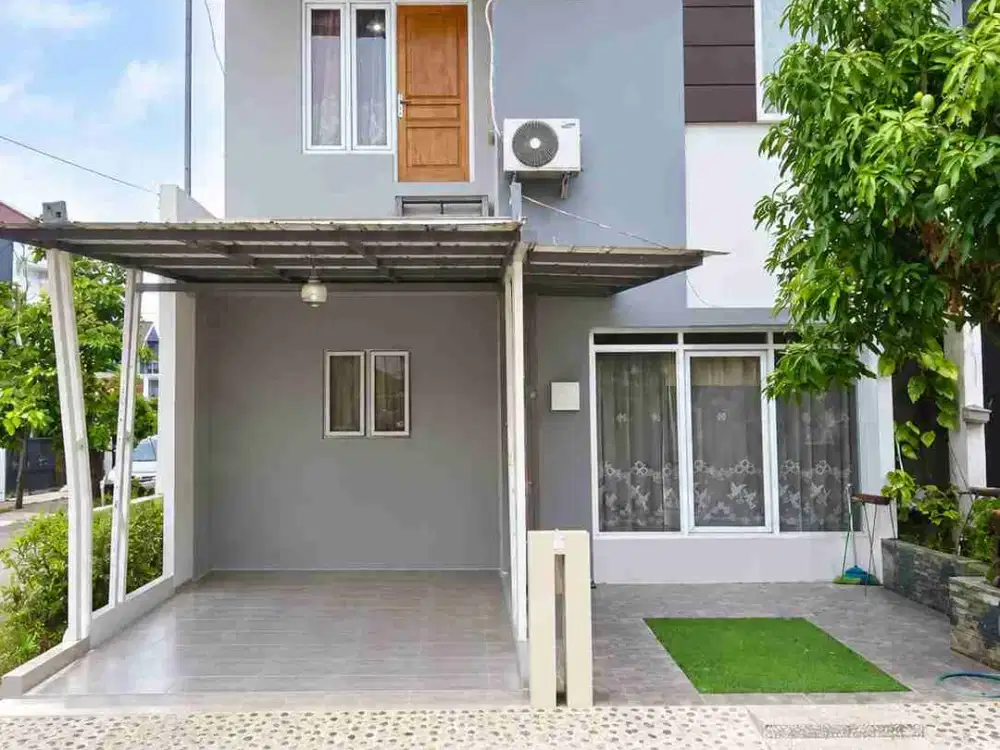 rumah 2 lantai cluster ciwastra belakang Margahayu raya