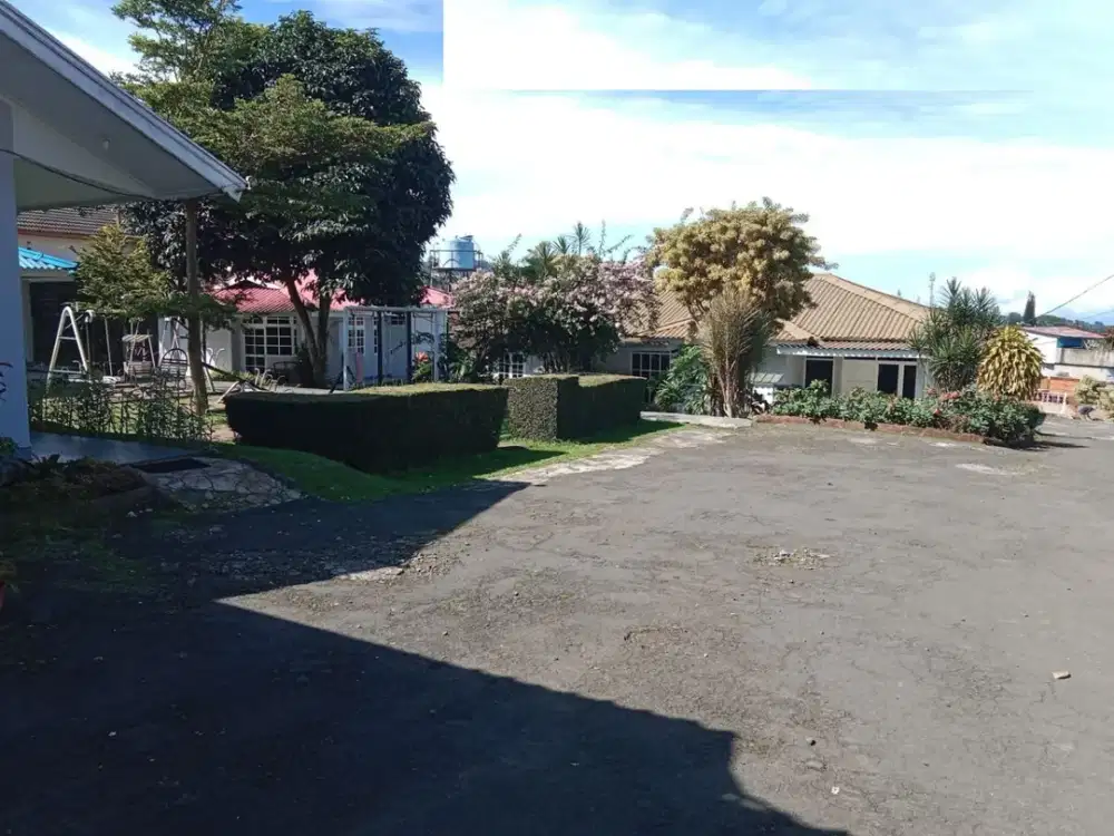 Dijual Villa Luas 6.155 m2 SHM View Pegunungan Cisarua Puncak Bogor