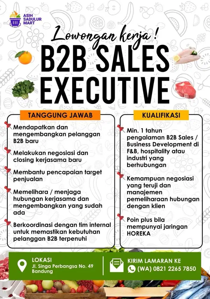 dibutuhkan Marketing Horeka