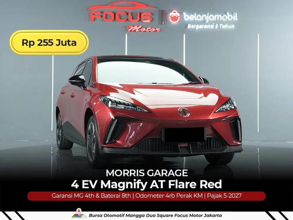 [ GARANSI 5THN KM 4RB ] Morris Garage MG 4 EV Magnify 2024/2025/2026