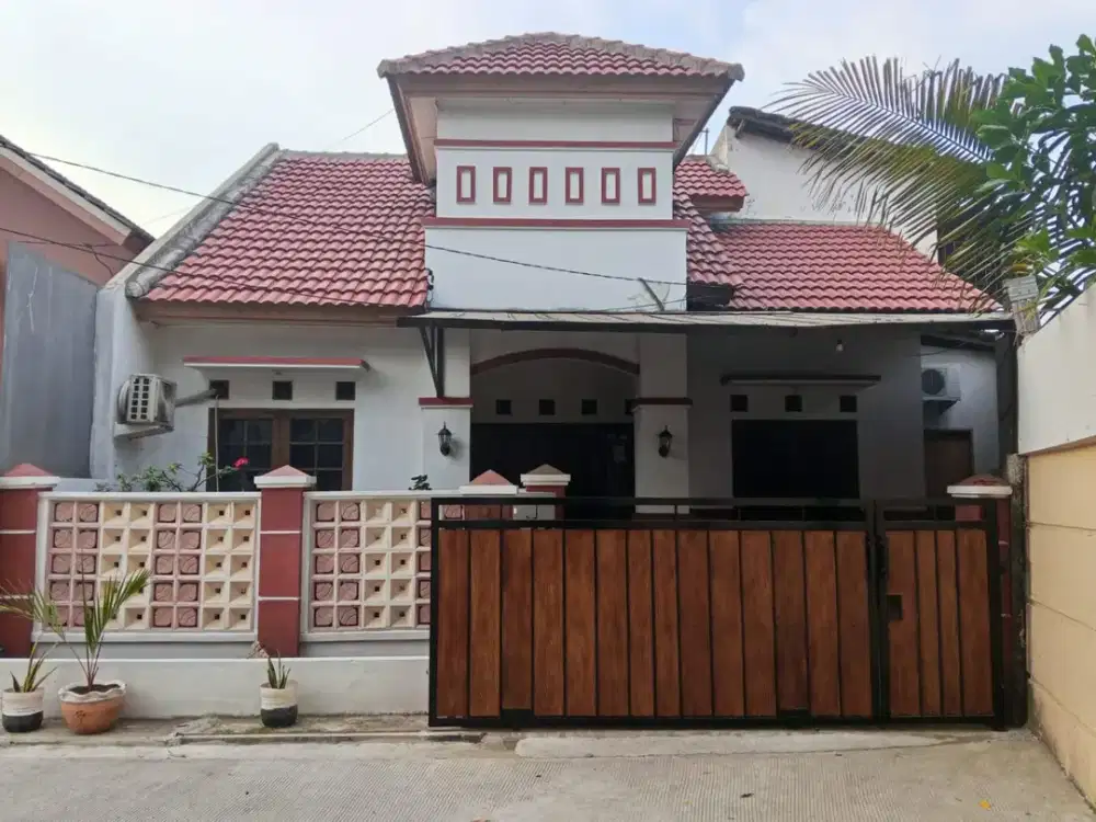 DIJUAL RUMAH SIAP HUNI SHM 1,5 LANTAI LUAS 147 m2 PERMATA HARAPAN BARU BEKASI