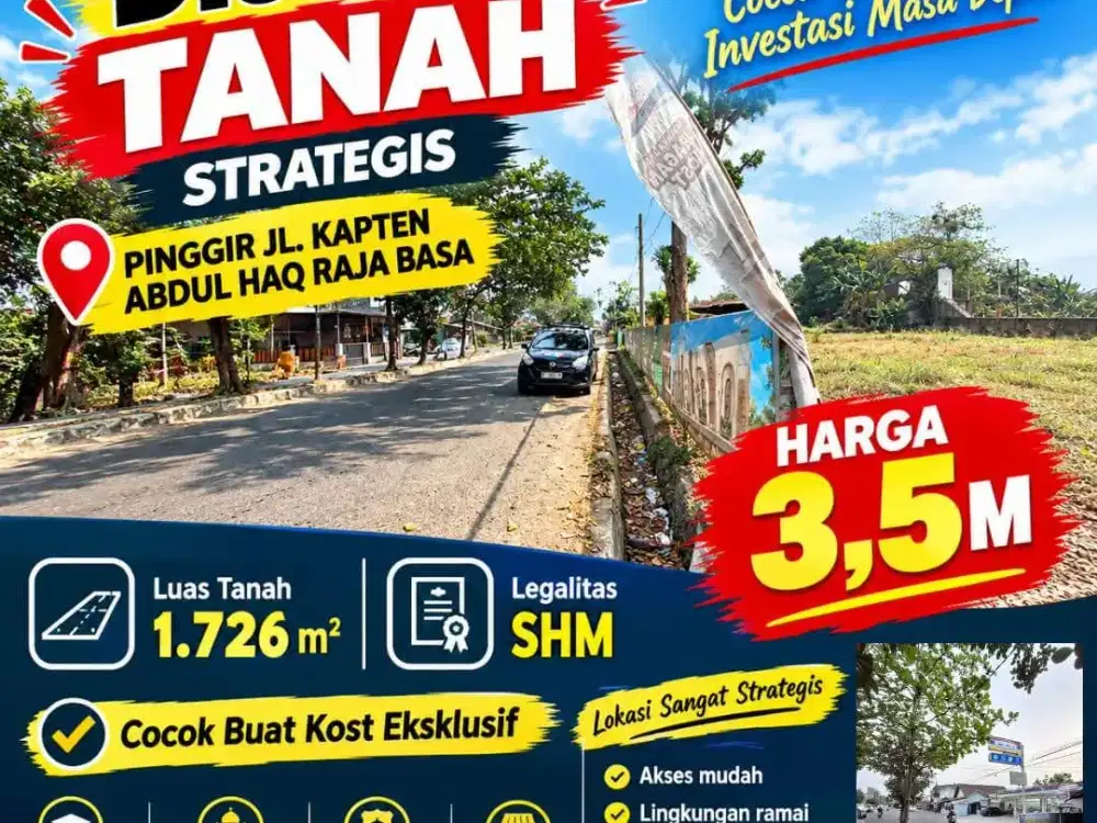 Tanah rajabass Dekat terminal