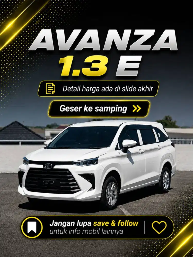 HARGA TERMURAH Avanza 1.3 E 2026