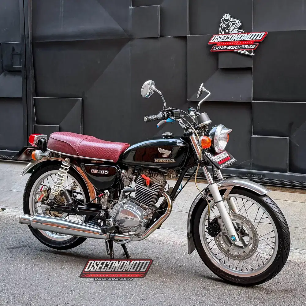 HONDA CB 100 1975‼️KLASIK JAPSTYLE CB100 BS TT SUPERMOTO TRAIL