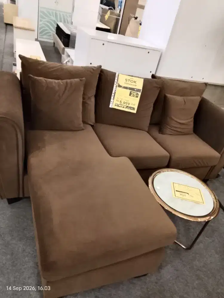 Sofa L shape lufkin