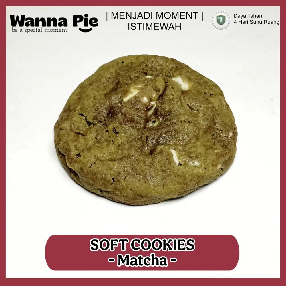 Soft Cookies Matcha Fresh Pengiriman Go Send Instant