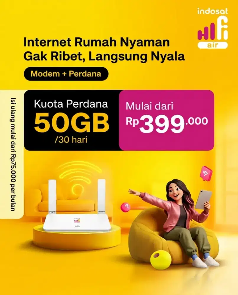 Indosat HiFi Air, Wifi Wireless Portable yang bisa dibawa ke mana mana