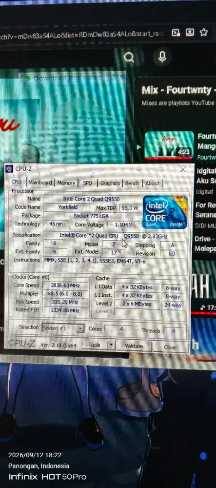 paketan lga 775 core 2 quad