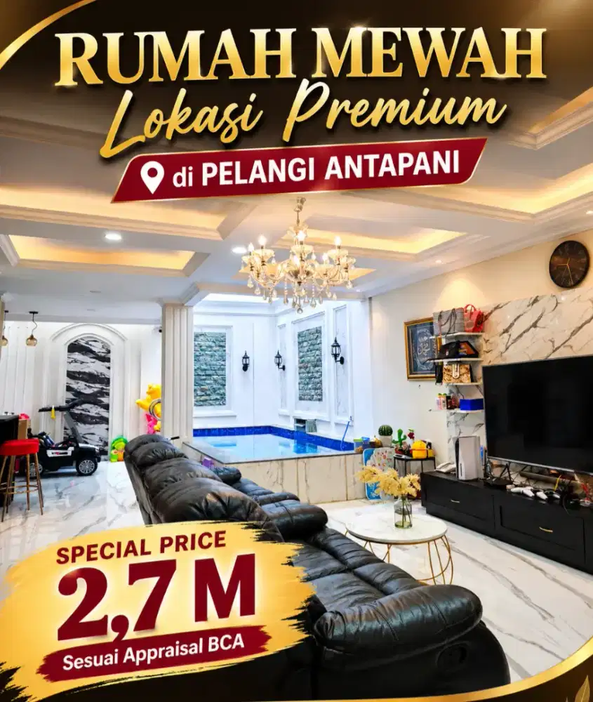 DIJUAL RUMAH MEWAH *Pelangi Antapani Kota Bandung