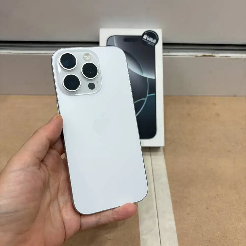 iPhone 16 Pro 256GB Fullset White Titanium second iBox
