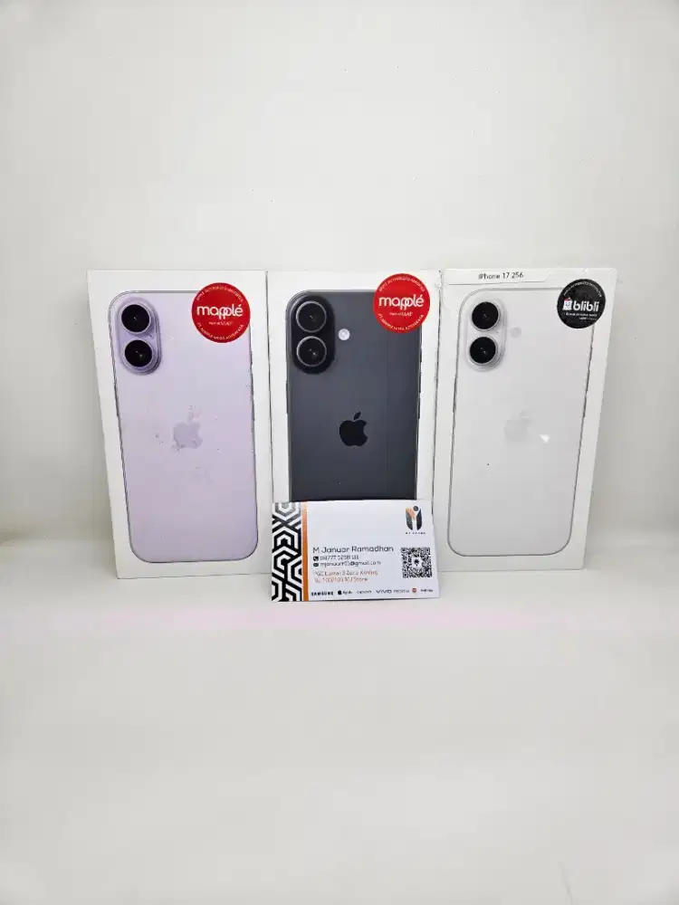Apple iPhone 17 256 (Black-White-Lavender) BNIB