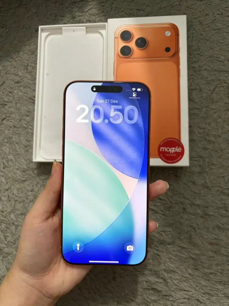Iphone 17 Pro Max 256gb Orange IBOX Garansi On April 2027