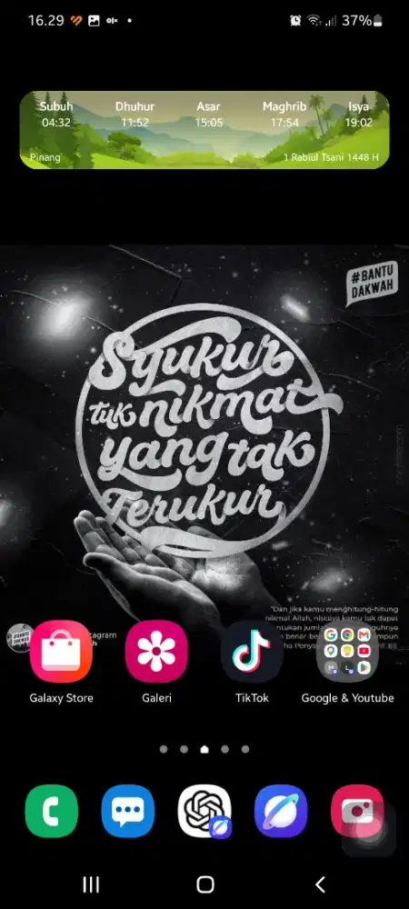 Galaxy m51 terawat lengkap