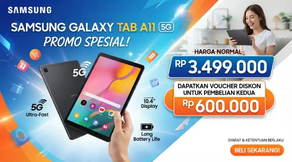 Promo Samsung Galaxy Tab A11 5G
