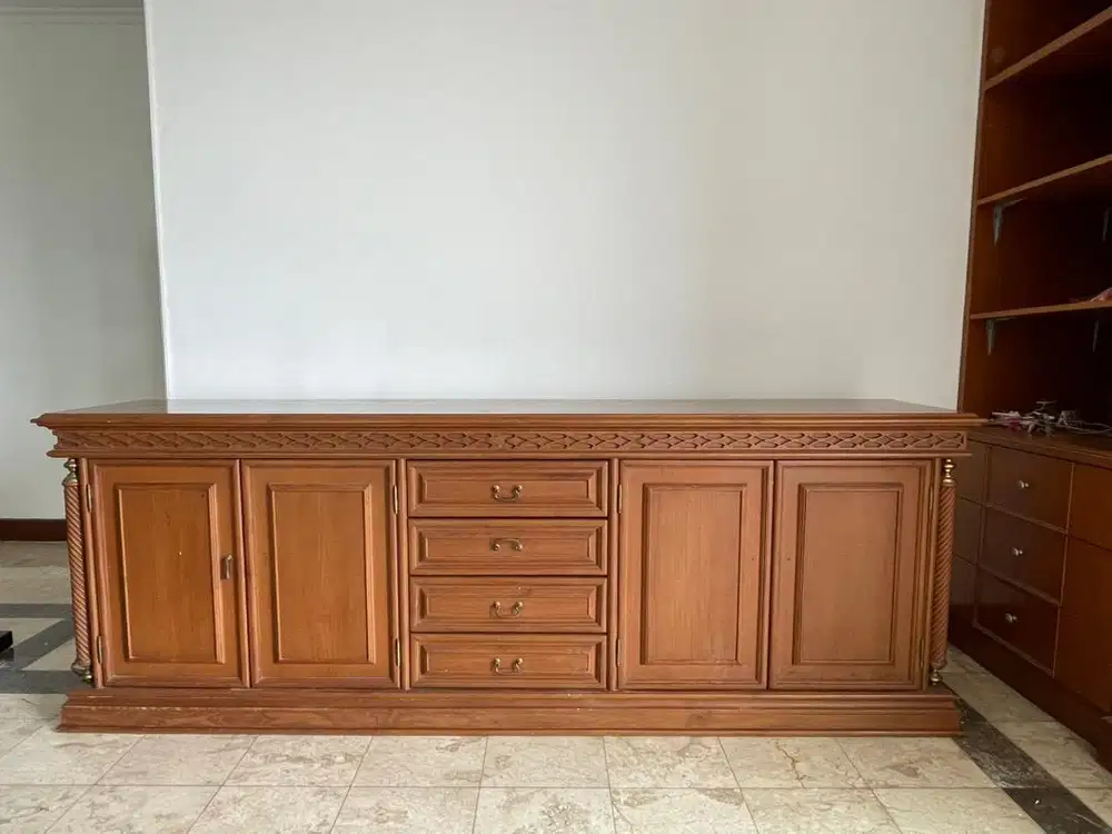 Meja Buffet Kayu