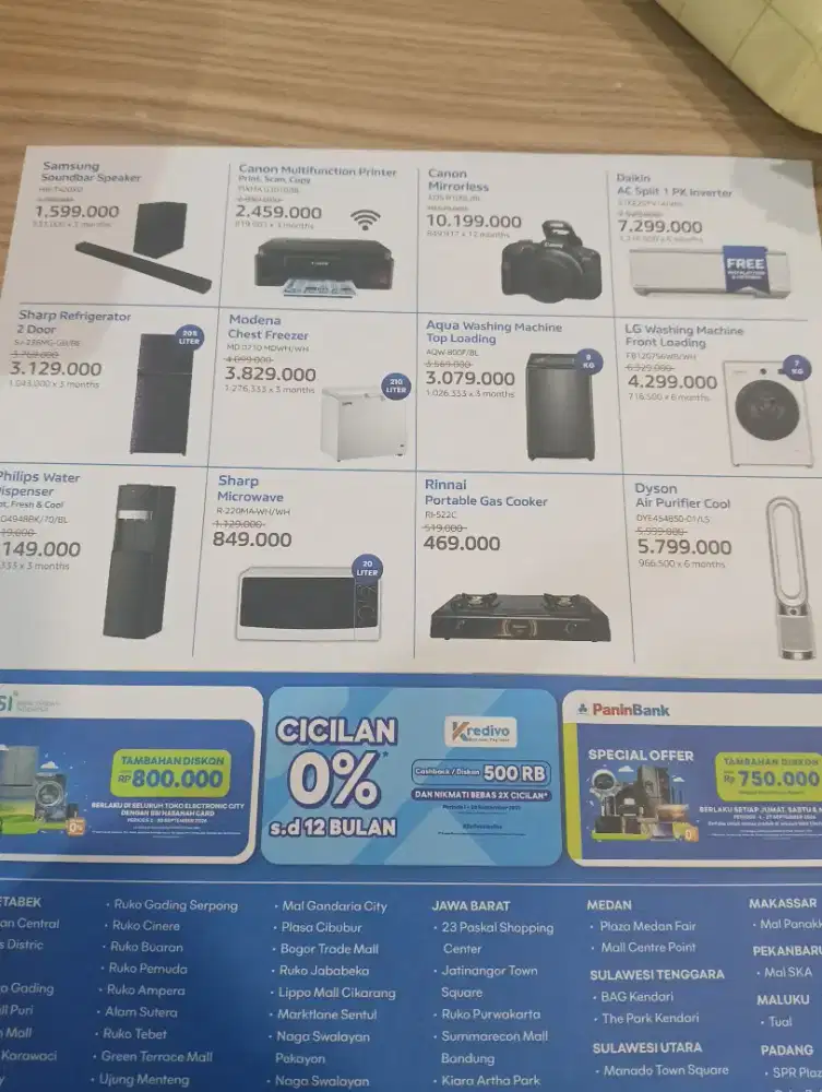 promo cicilan elektronik