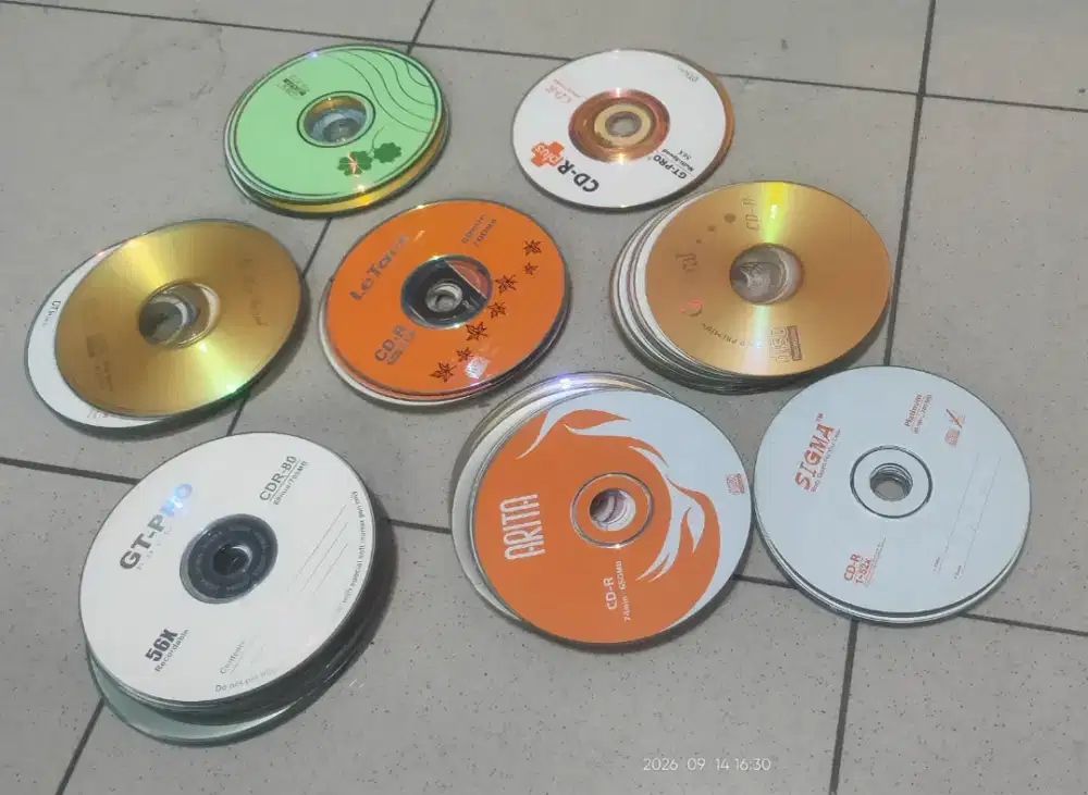 BORONGAN KASET CD, CD-R, KOSONG DAN ISI