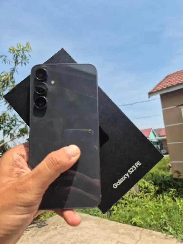 Samsung s23 fe 256gb second lengkap siap pakai