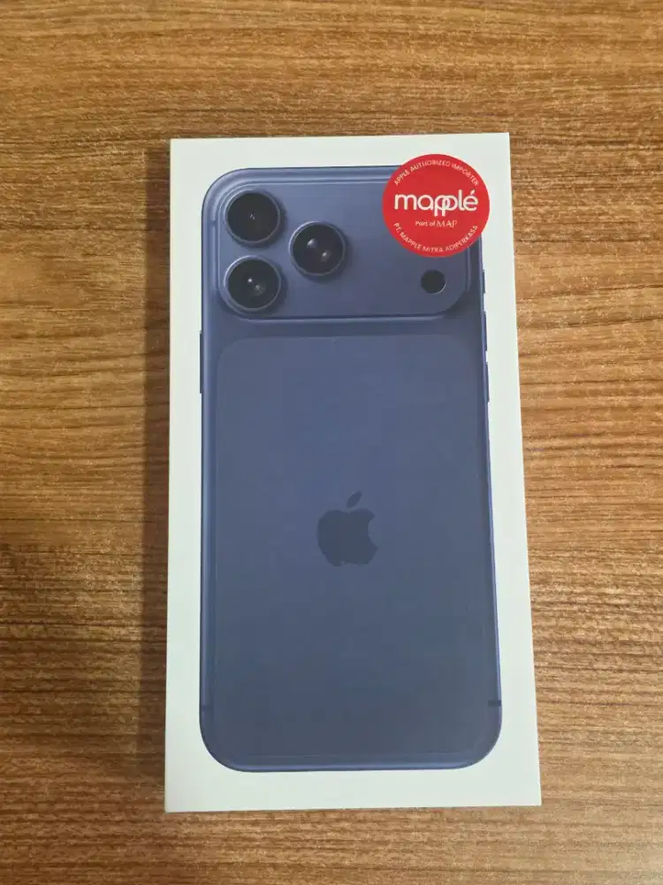 Iphone 17 pro max 256 gb resmi segel greenpeel