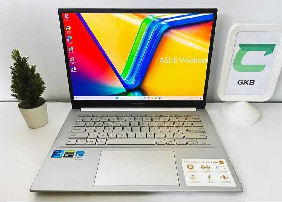 Laptop Asus VivoBook Pro 14 OLED Jernih Poll core i5 11300H dual VGA 4