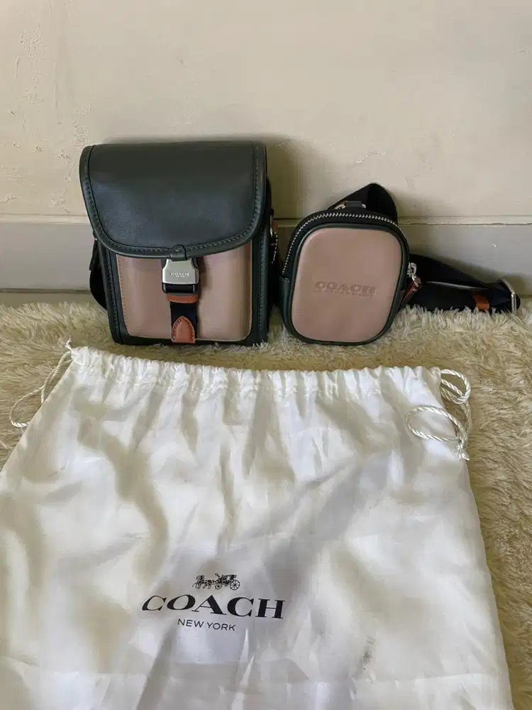 Charter North/South Crossbody With Hybrid Pouch In Colorblock