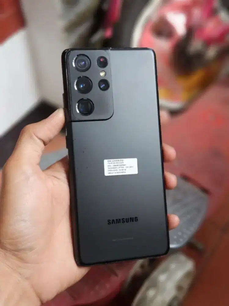 Samsung S21 Ultra 12/128GB Resmi Sein Black Lengkap