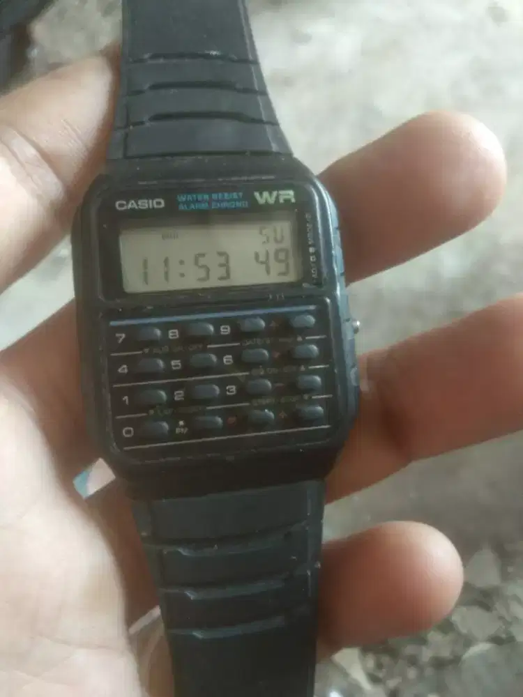 Jam tangan Casio calculator ca-53