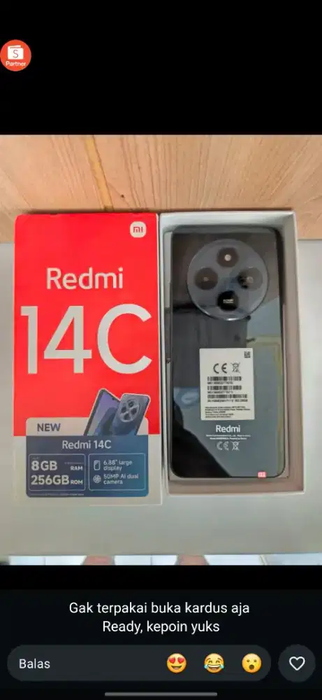 Jual cepat redmi 14c new