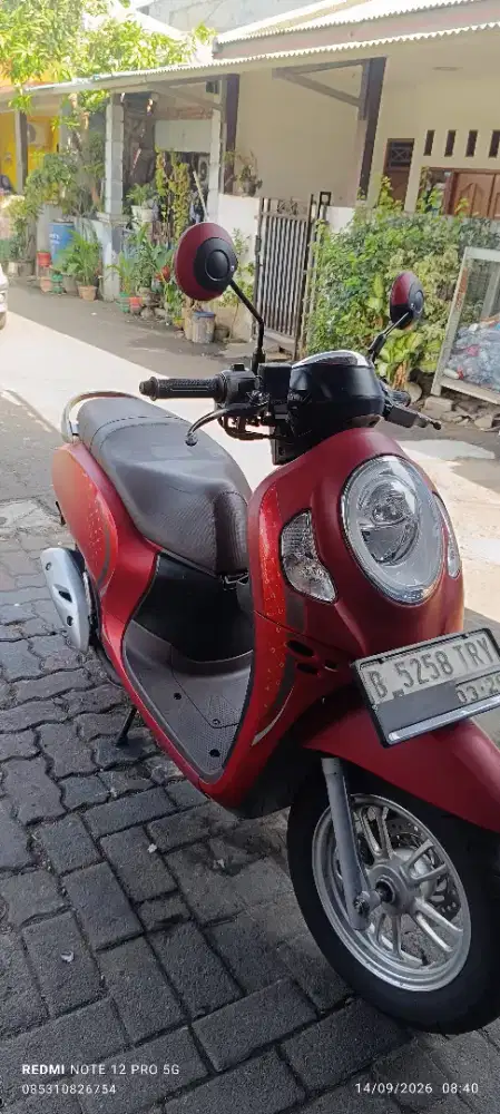 Honda Scoopy Prestige keyless Donut B DKI surat lengkap