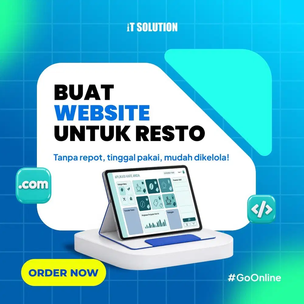 Paket Pembuatan Website Restoran Profesional