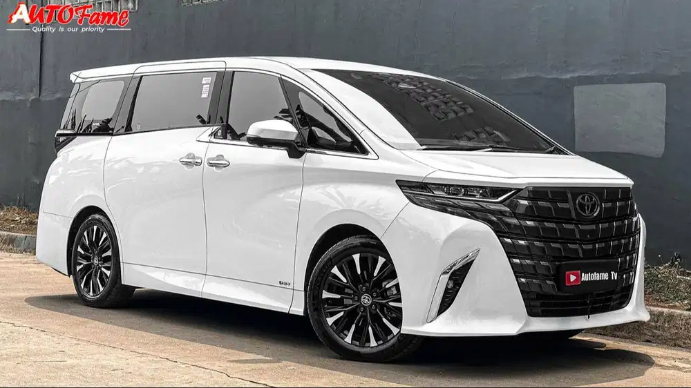 KM37RB Toyota All New Alphard 2.5 HEV Hybrid White On Black NIK 2024 T